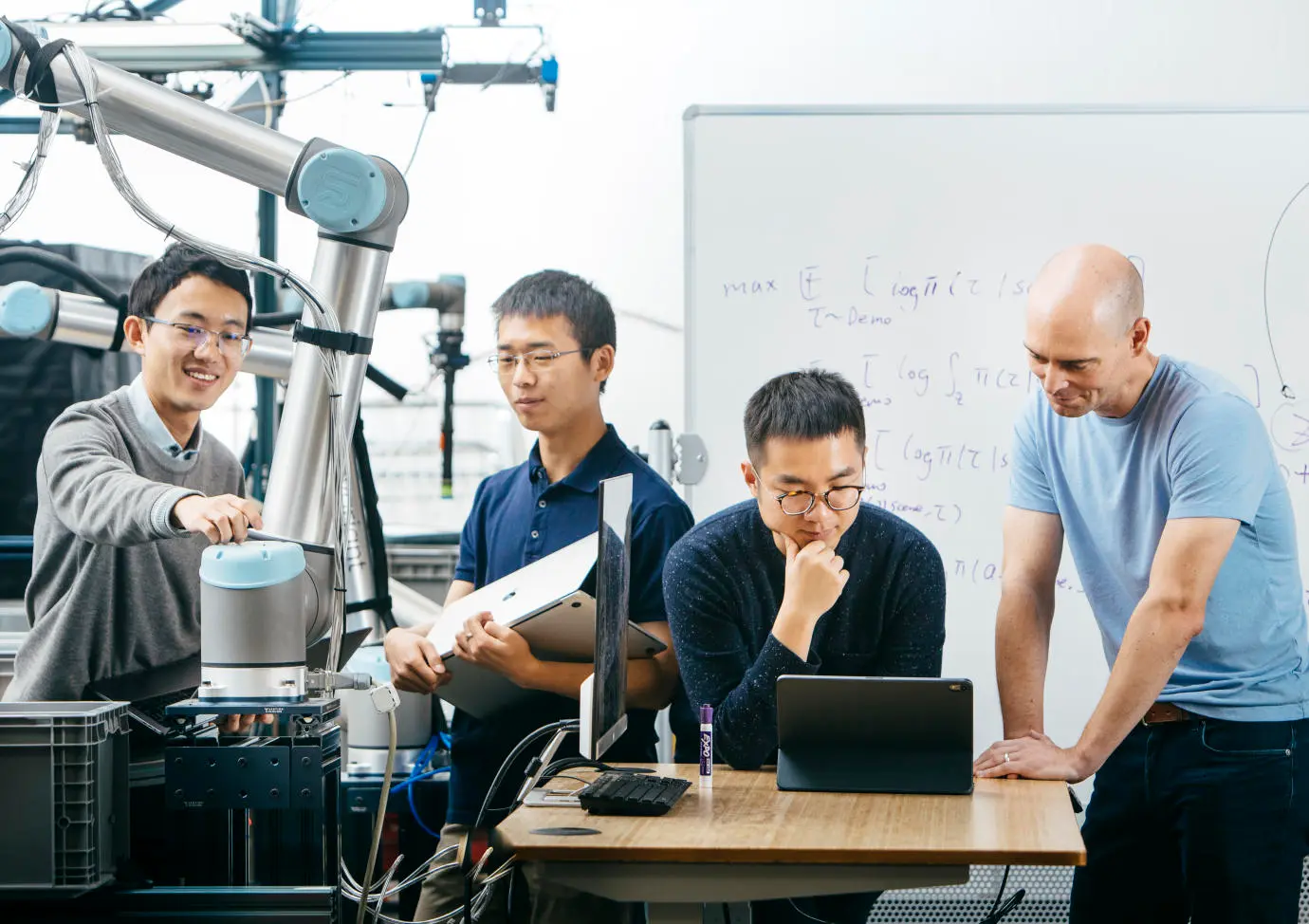 Covariant Founders (Tianhao Zhang, Rocky Duan, Peter Chen, Pieter Abbeel)